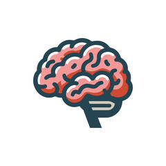 Colorful illustration of a brain with detailed folds, symbolizing intelligence and creativity