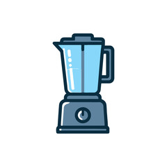 Modern kitchen blender with a transparent pitcher on a sleek countertop, perfect for smoothies