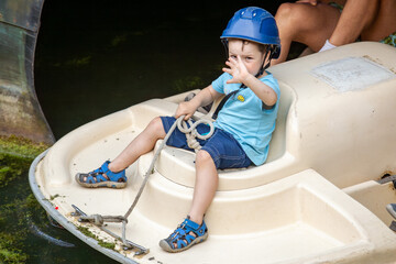 Tretboot fahren