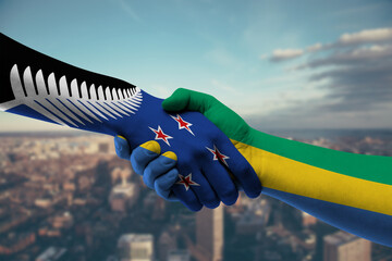 Shaking hands New Zealand and_Gabon