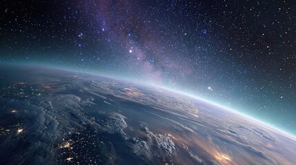 Fototapeta premium earth in space