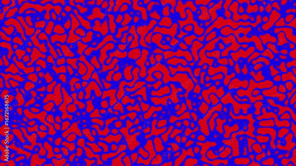 Poster dynamic abstract red and blue flowing pattern background.