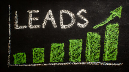 Chalkboard with the word sale on an eco-friendly house as a sign of successful business and a message of motivation