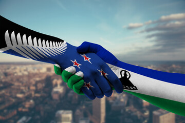 Shaking hands New Zealand and_Lesotho