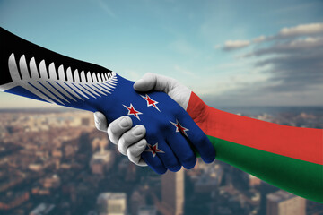 Shaking hands New Zealand and_Madagascar