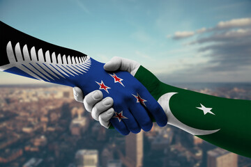 Shaking hands New Zealand and_Pakistan