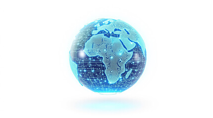 Digital Hologram Globe