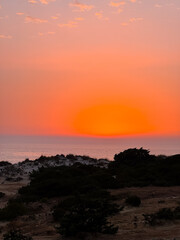 La Barrosa beach in Sancti Petri, Cadiz, Spain