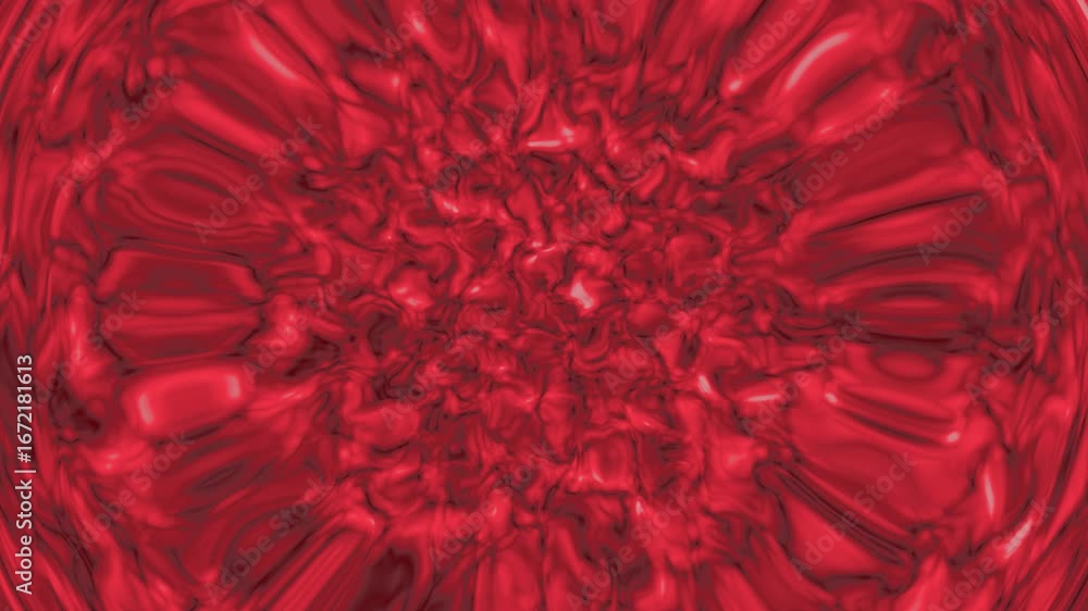 Aufkleber dynamic swirling abstract red background texture.