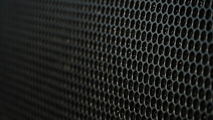 Speaker mesh surface. Focus selected
