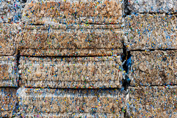 Compressed Plastic Bales: A Symbol of Recycling and Sustainable Waste Management
