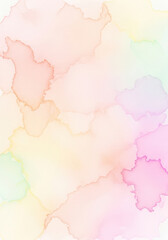 Obraz premium Soft pastel watercolor wash texture background with subtle blending