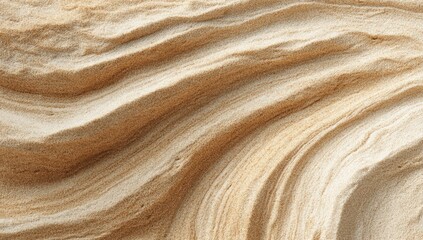 Textured sand dunes.  Close-up