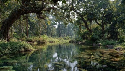 Tranquil forest stream (2)
