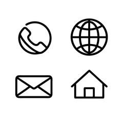 set of web icons