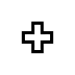 Obraz premium medical cross sign