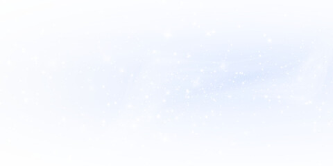 Snow, winter, light, christmas, overlay festive texture. Transparent background with falling snowflakes. PNG dust effect for Overlay. Magical seasonal winter PNG design.