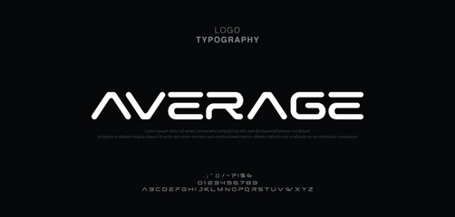 Creative modern technology alphabet fonts. Abstract typography urban sport, techno , fashion, digital, future creative logo font. vector illustration