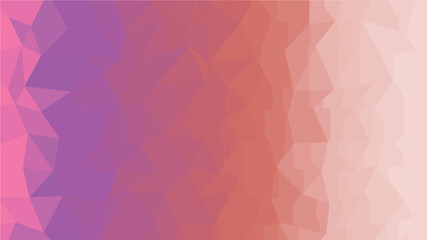 Abstract seamless geometric pattern with a colorful gradient mosaic of pink triangles and vibrant shapes on a decorative texture background