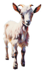 Fototapeta premium PNG Goat livestock outdoors animal.