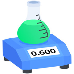 Laboratory Scale with Beaker