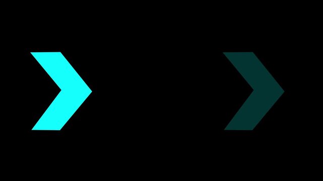 Abstract Teal Arrow Pointing Right Directional Symbol Modern Graphic Design Element Clean Minimalist Concept for Navigation Guidance Progress Forward Movement Business Technology Digital Marketing