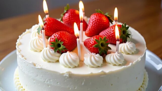 cake with candle