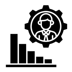 Obraz premium Stats Icon Element For Design