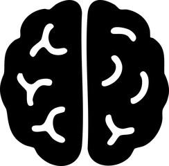 Brain Icon for Science and Knowledge