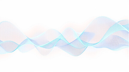 Futuristic Waveform Mesh