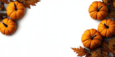 blank billboard halloween pumpkin border. Two empty advertising panel autumnal gourd frame spooky holiday october celebration seasonal decoration festive design placard