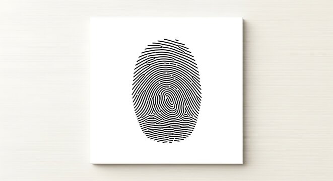 Optical Illusion Fingerprint Abstract Art