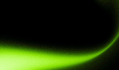 A sleek abstract background with glowing green light fading into deep black. The smooth curve creates a modern, futuristic, and calming effect, ideal for wallpaper, design, or digital art projects.