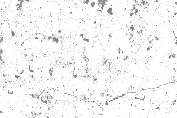 Abstract Neutral Gray Grunge Texture Overlay with Transparent Background for Vintage Distressed Effect