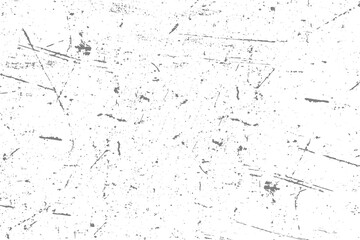 Abstract Neutral Gray Grunge Texture Overlay with Scratched Distressed Marks for Rough Vintage Backgrounds, Transparent Background