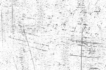 Abstract Neutral Gray Grunge Texture Overlay with Heavy Distressed Noise and Rough Scratched Surface for Vintage Poster and Industrial Design, Transparent Background