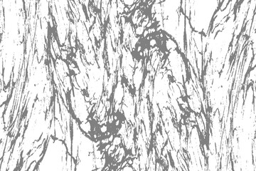 Abstract Neutral Gray Grunge Texture Overlay with Organic Marble-Like Distressed Patterns, Transparent Background