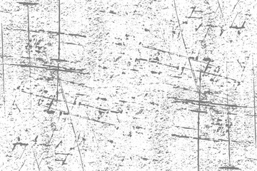 Abstract Neutral Gray Grunge Texture Overlay with Heavy Scratched Rough Surface for Vintage Distressed Backgrounds, Transparent Background