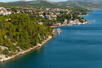 Coastal Village Landscape