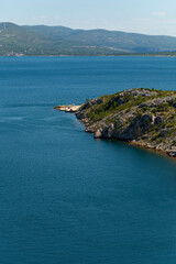 Fototapeta premium Rocky Island in Blue Sea
