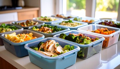 Healthy Meal Prep Containers Kitchen.