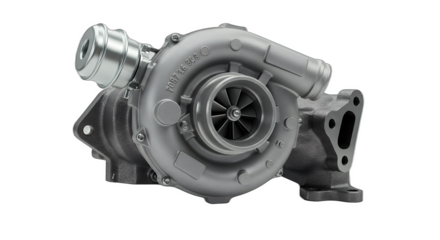 Turbocharger car part transparent image