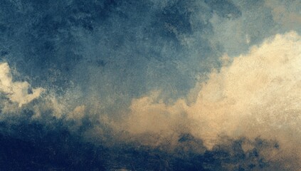 Abstract watercolor sky