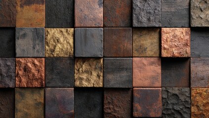 Abstract metallic squares (1)