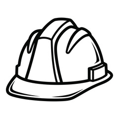 Vector art of hard hat icon