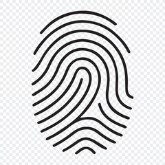 Abstract Fingerprint Icon for Security and Identity fingerprint, thumbprint, biometric, security, identity, authentication, verification, access, privacy, protection, data protection, 