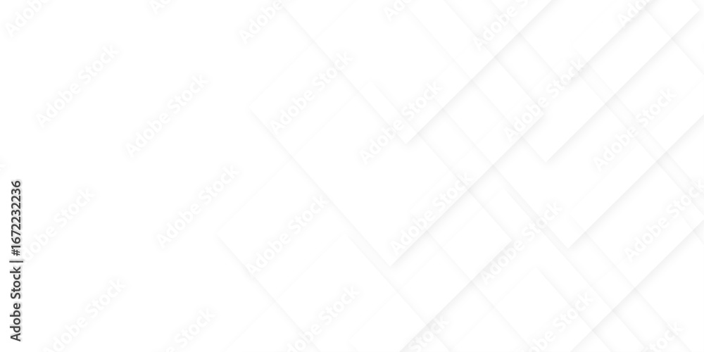 Fototapete abstract geometric white light background. modern and creative design. seamless abstract technology 