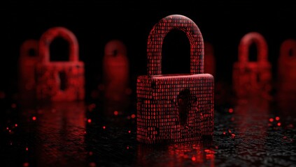 Digital lock security concept (1)