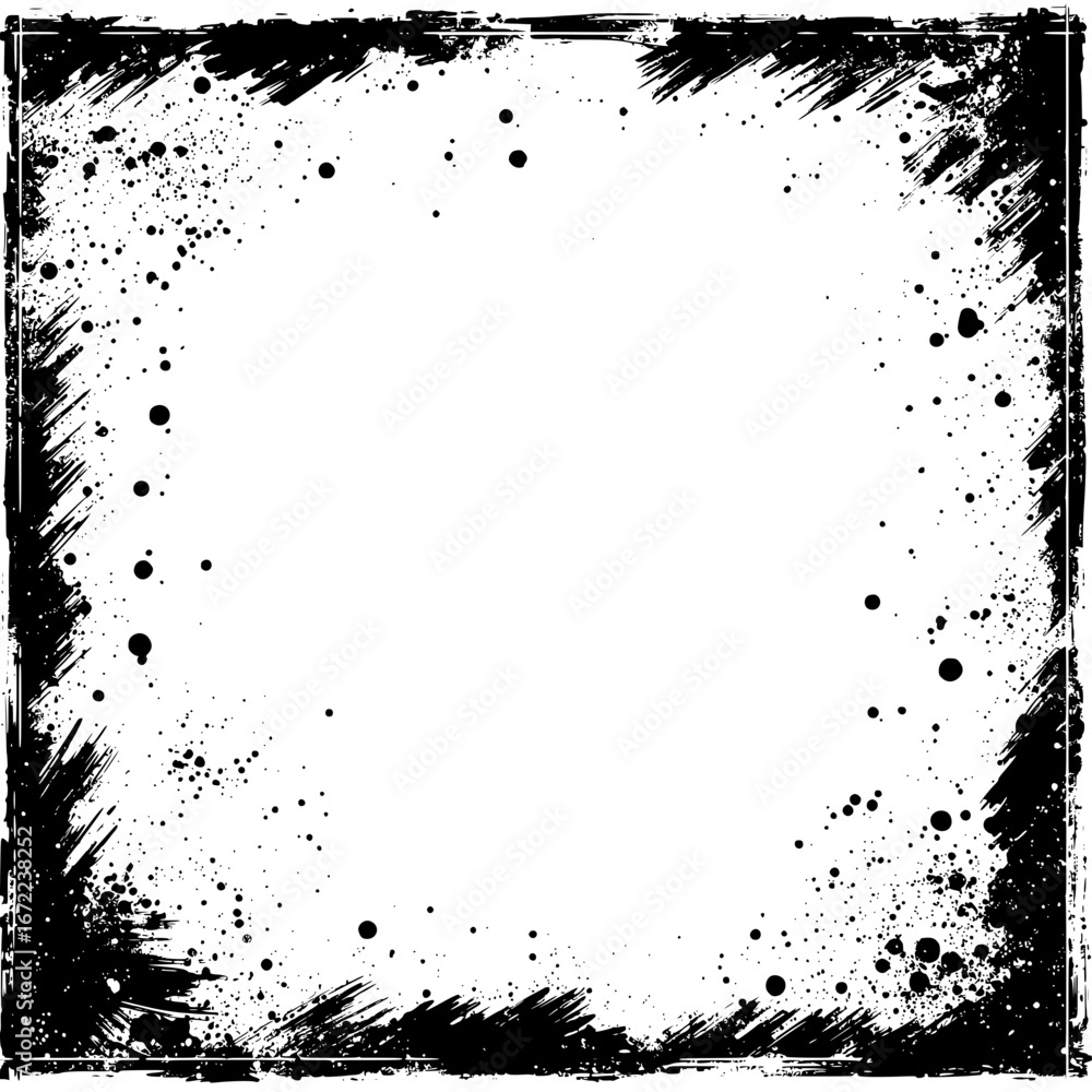Poster a unique, textured frame with an artistic style adds a striking design to your creative needs.