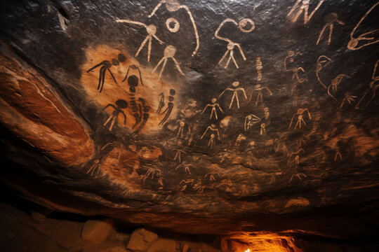 Ancient cave paintings to convey past cultures